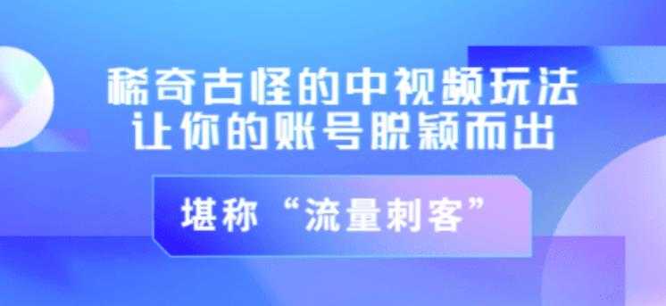 不讲李·稀奇古怪的冷门中视频冷门玩法，让你的账号脱颖而出，成为流量刺客！（图文+视频）-59爱分享