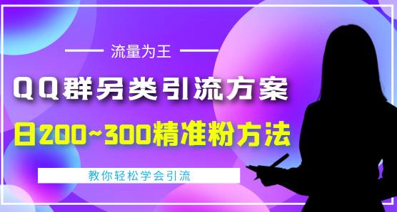 价值888的QQ群另类引流方案，半自动操作日200~300精准粉方法【视频教程】-59爱分享