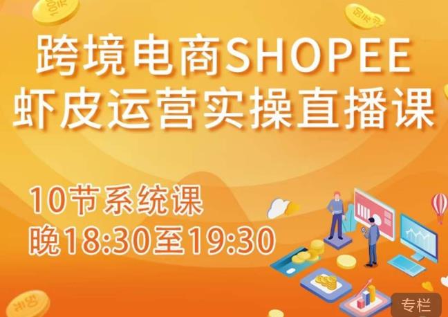 图片[1]-跨境电商Shopee虾皮运营实操直播课，从零开始学，入门到精通（10节系统课）-59爱分享