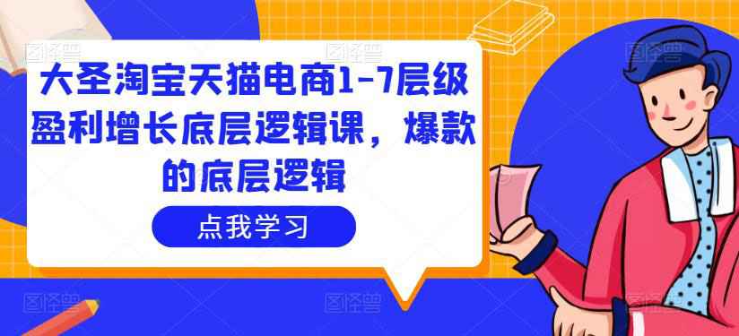 图片[1]-大圣淘宝天猫电商1-7层级盈利增长底层逻辑课-59爱分享
